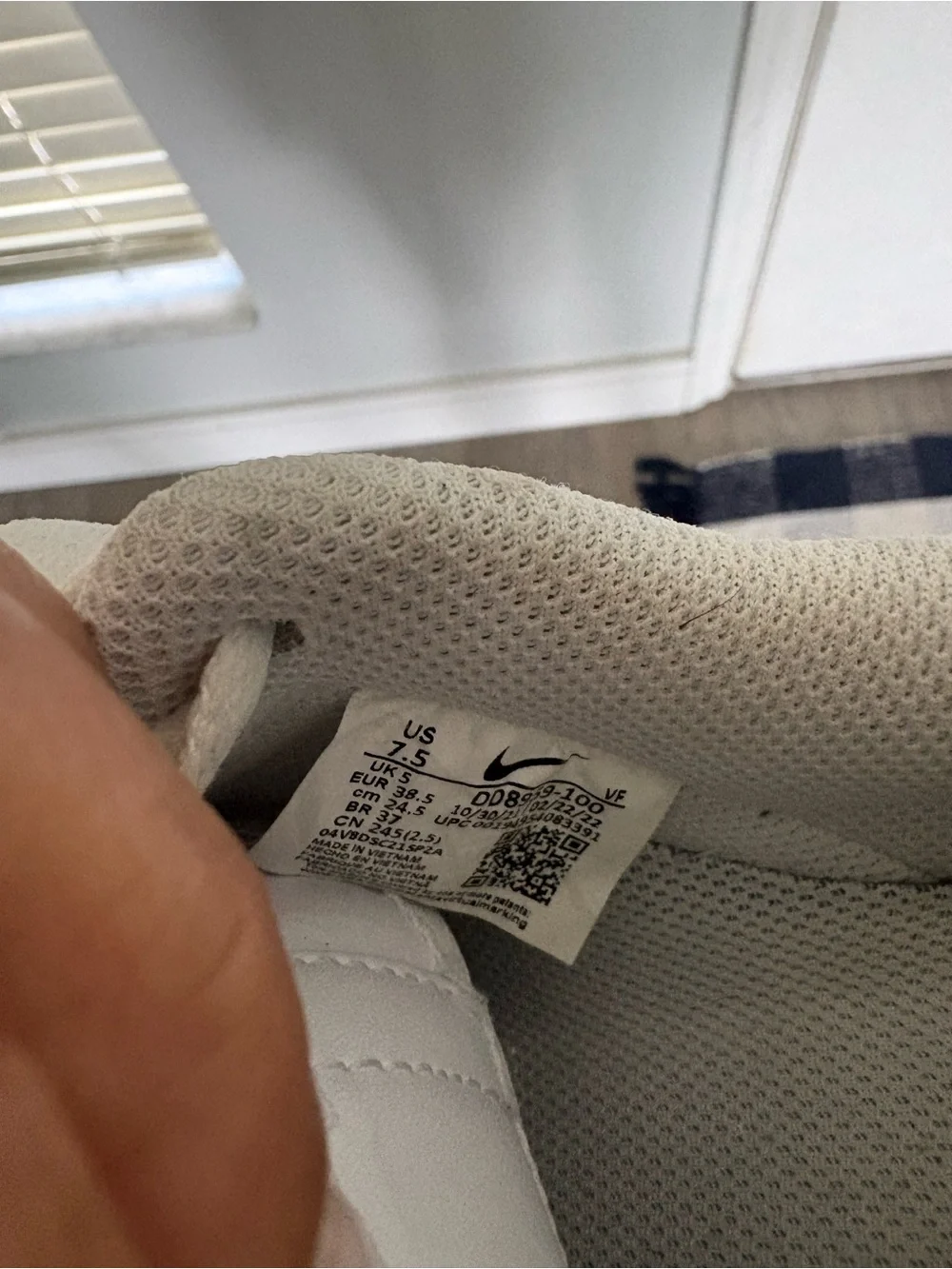 Nike All-White Low-Top Sneakers